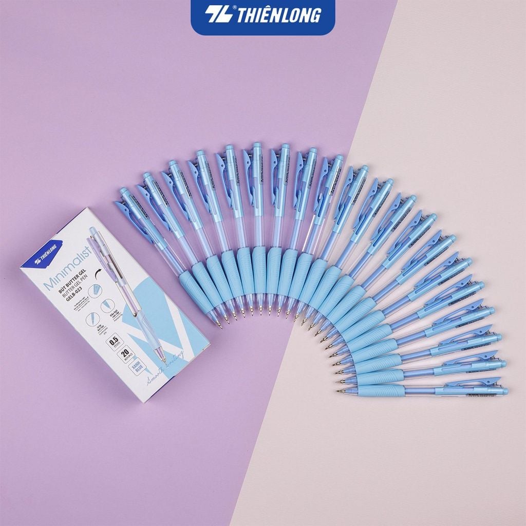 Combo 5/10/20 Bút gel B - Minimalist Butter Gel Thiên Long GELB-023