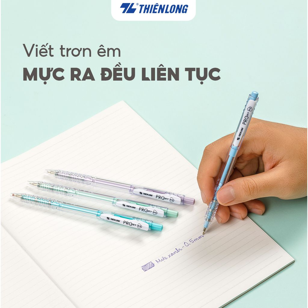 Bút bi Thiên Long TL-105 màu pastel PRO 027