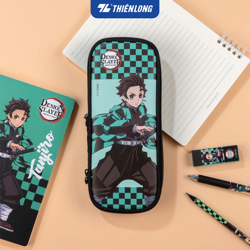 Túi bóp đựng bút viết nhân vật Demon Slayer Thiên Long PCA-022/DS