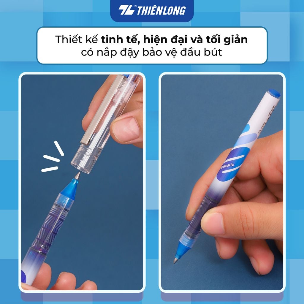 Bút ký tên cao cấp - Rollerball Pen Thiên Long RB-007 - Công nghệ Free Ink System