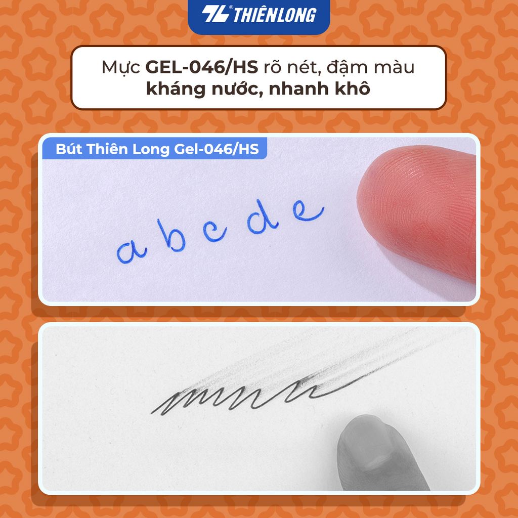 Bút gel Hoshi Thiên Long GEL-046/HS - Công nghệ Nhật Bản