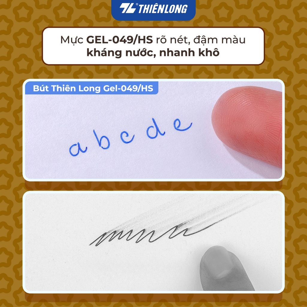 Bút gel Hoshi Thiên Long GEL-049/HS - Công nghệ Nhật Bản