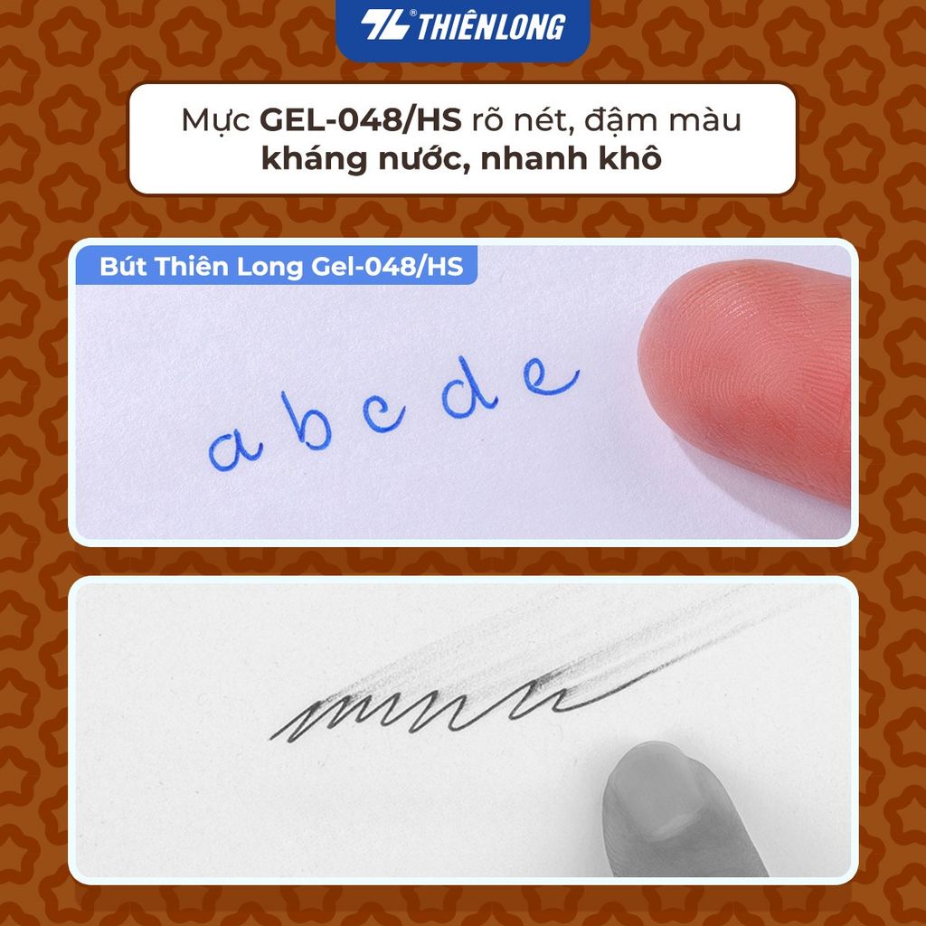 Bút gel Hoshi Thiên Long GEL-048/HS - Công nghệ Nhật Bản