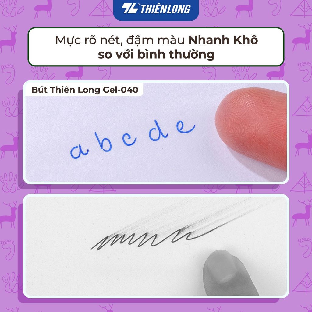 Bút gel Quick Dry Thiên Long GEL-040