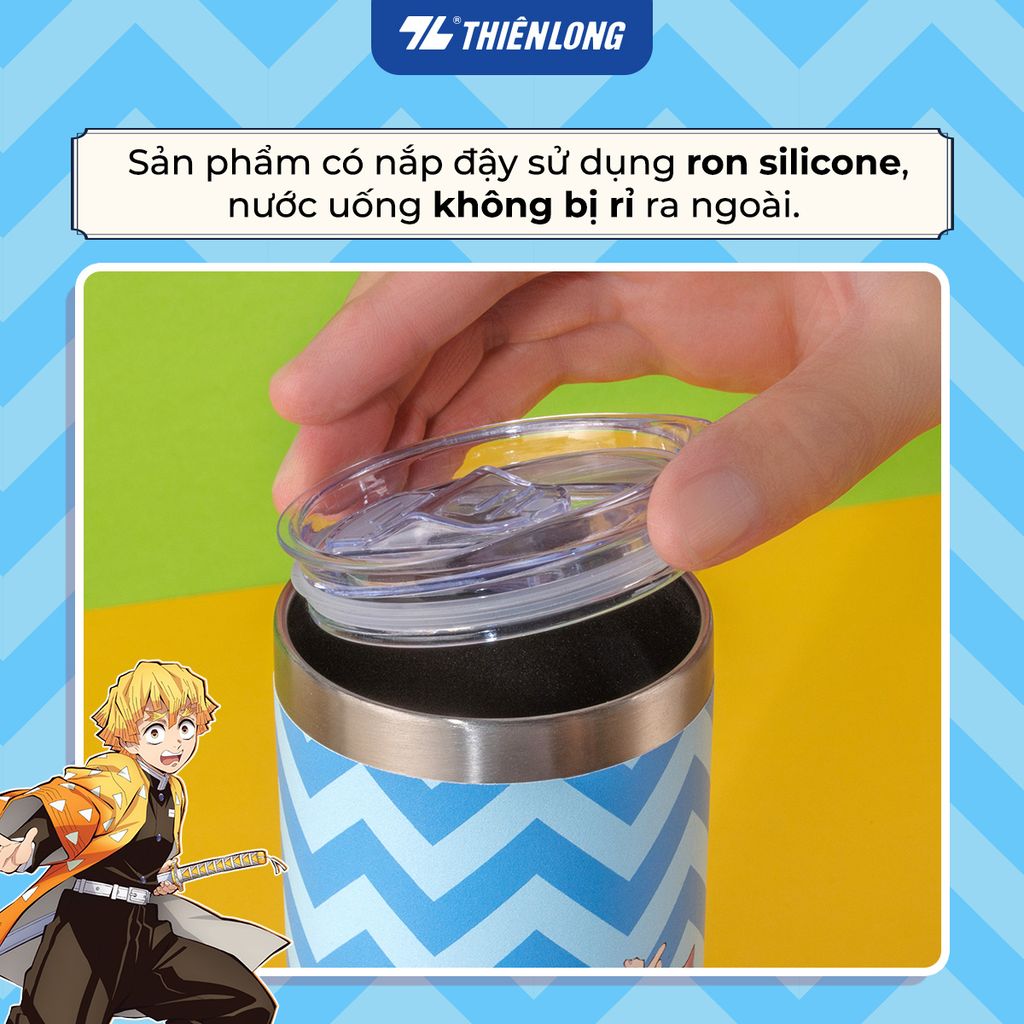 Ly giữ nhiệt 650ml nhân vật Demon Slayer Thiên Long TC-001/DS