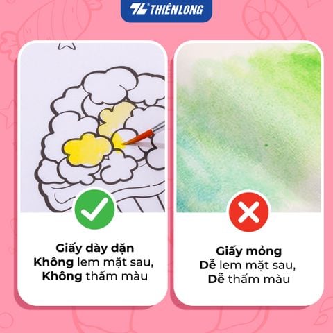 Tranh tập tô màu nước dạng nén - Watercolour Painting Set Thiên Long Colokit
