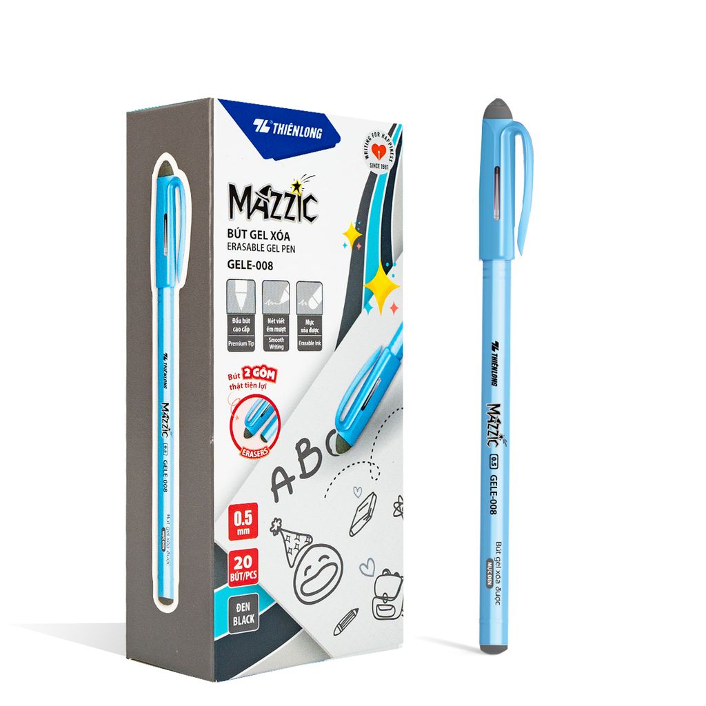 Combo 20 Bút gel xóa được Thiên Long GELE-008