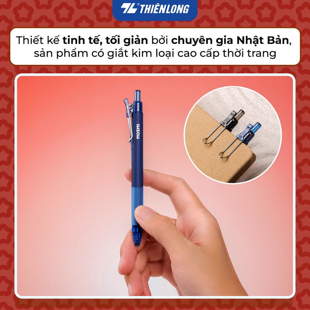 Combo 20 Bút gel Hoshi Thiên Long GEL-047/HS - Công nghệ Nhật Bản