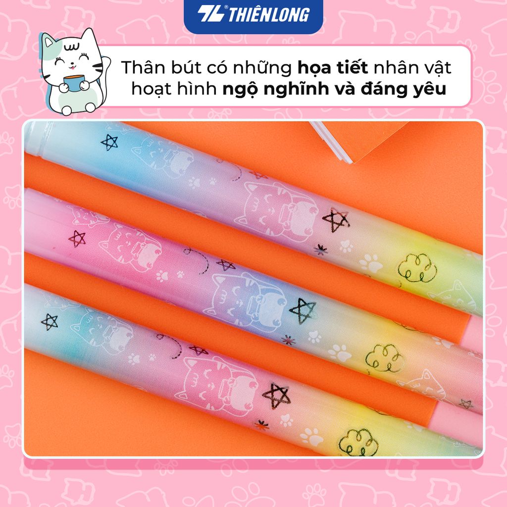 Combo 20 Bút gel Smooth Flowing Gel Ink Thiên Long Điểm 10 TP-GEL039