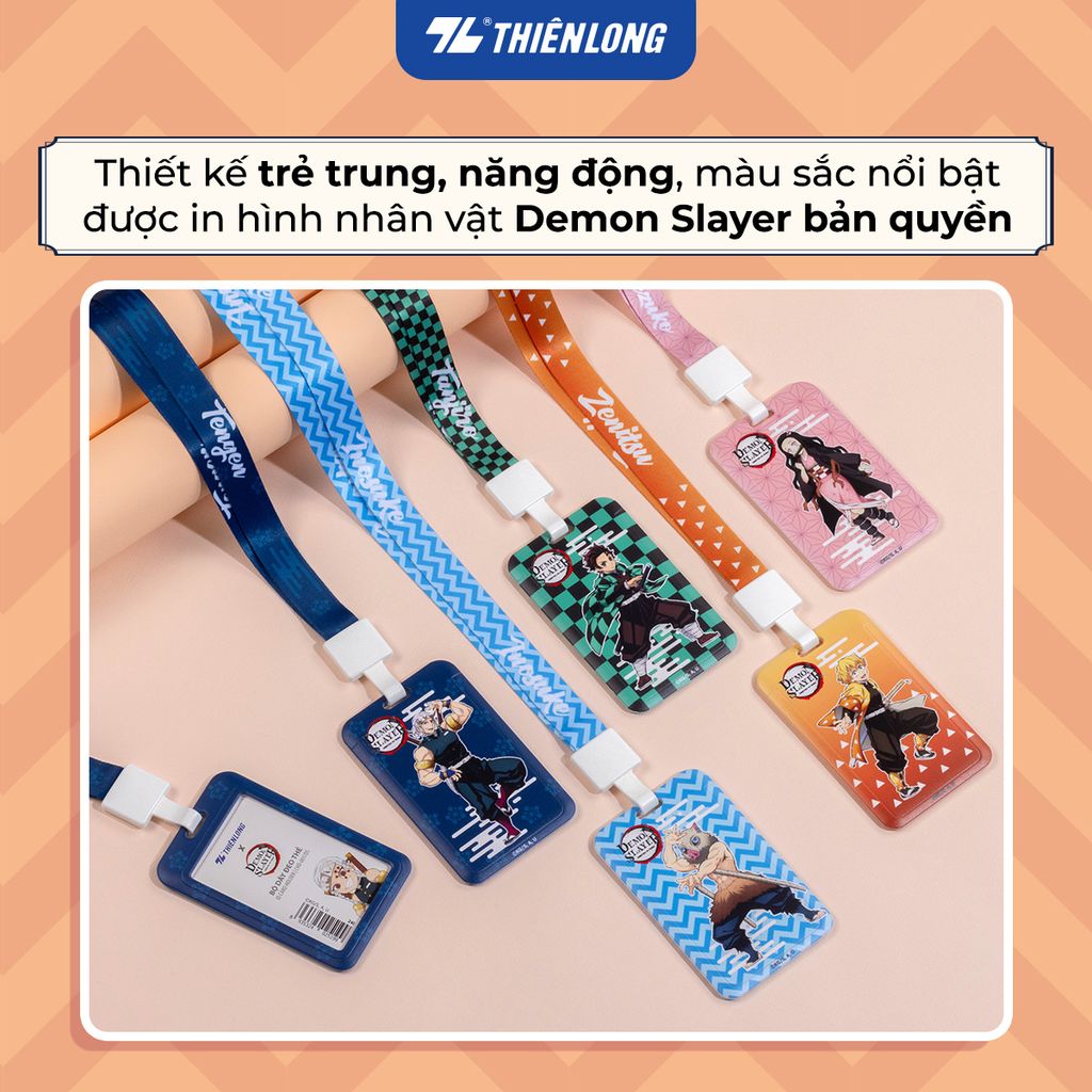 Dây thẻ đeo bảng tên nhân viên sinh viên Demon Slayer Thiên Long - Kimetsu no Yaiba