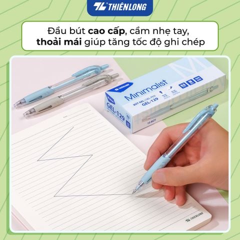 Combo 5/10/20 Bút gel - Minimalist Gel Thiên Long GEL-129