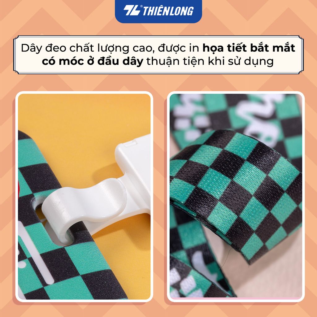 Dây thẻ đeo bảng tên nhân viên sinh viên Demon Slayer Thiên Long - Kimetsu no Yaiba