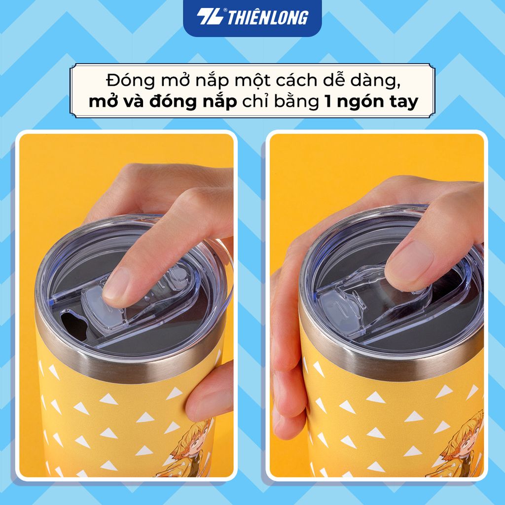 Ly giữ nhiệt 650ml nhân vật Demon Slayer Thiên Long TC-001/DS