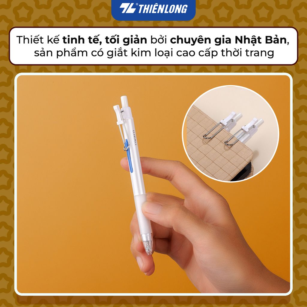 Bút gel Hoshi Thiên Long GEL-049/HS - Công nghệ Nhật Bản