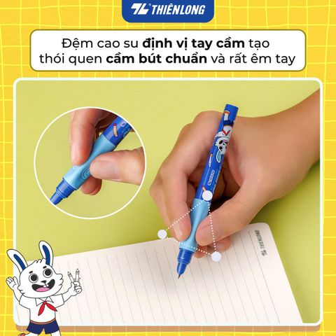Combo 5/10/20 bút máy CHiPY Thiên Long FTC-020 - Ngòi trơn, êm