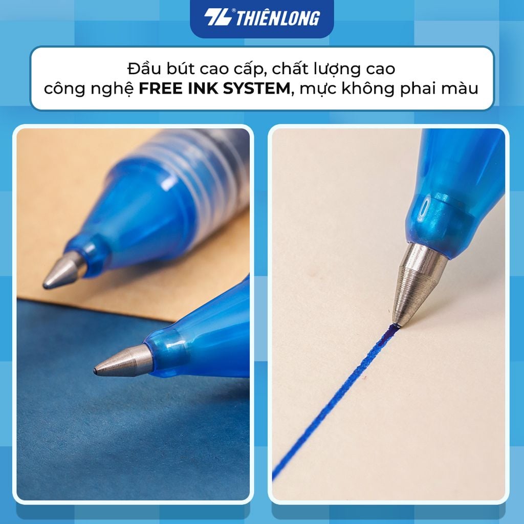 Bút ký tên cao cấp - Rollerball Pen Thiên Long RB-007 - Công nghệ Free Ink System