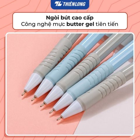 Combo 5/10/20 Bút gel B - Minimalist Butter Gel Thiên Long GELB-025