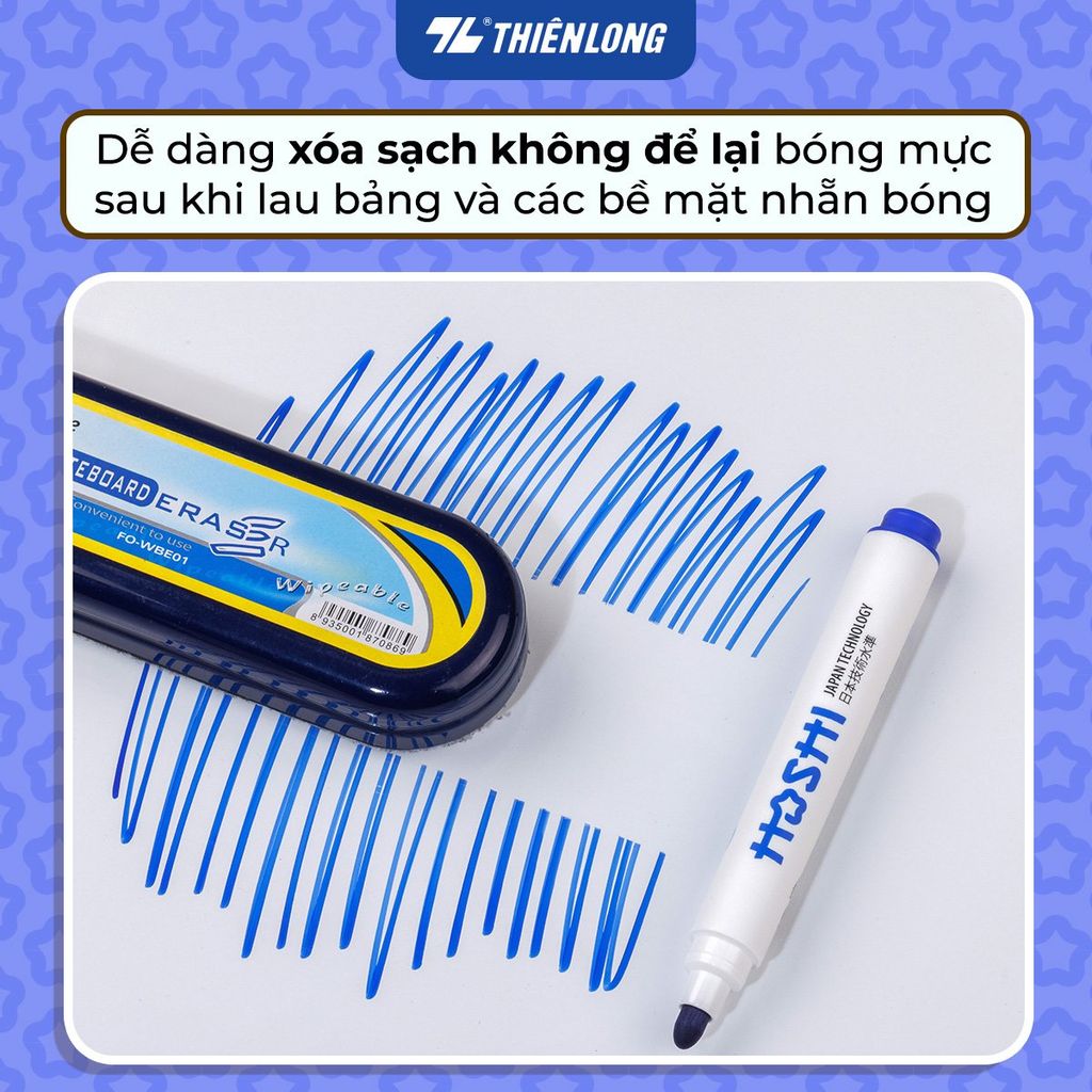 Bút lông bảng Hoshi Thiên Long WB-025/HS - Công nghệ Nhật Bản