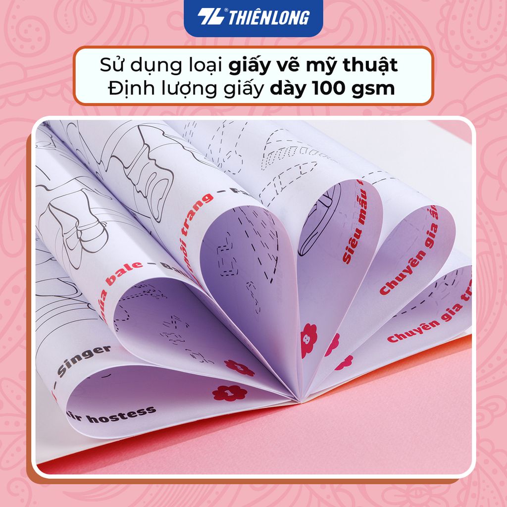 Tập tô màu - Coloring Book Thiên Long Colokit - Dành cho bé 3-6 tuổi