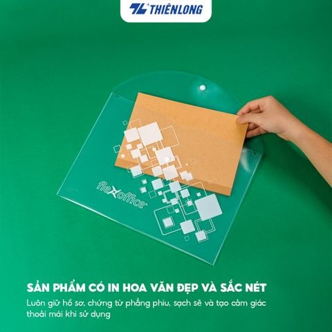 Bìa nút F4 Flexoffice có in FO-CBF01