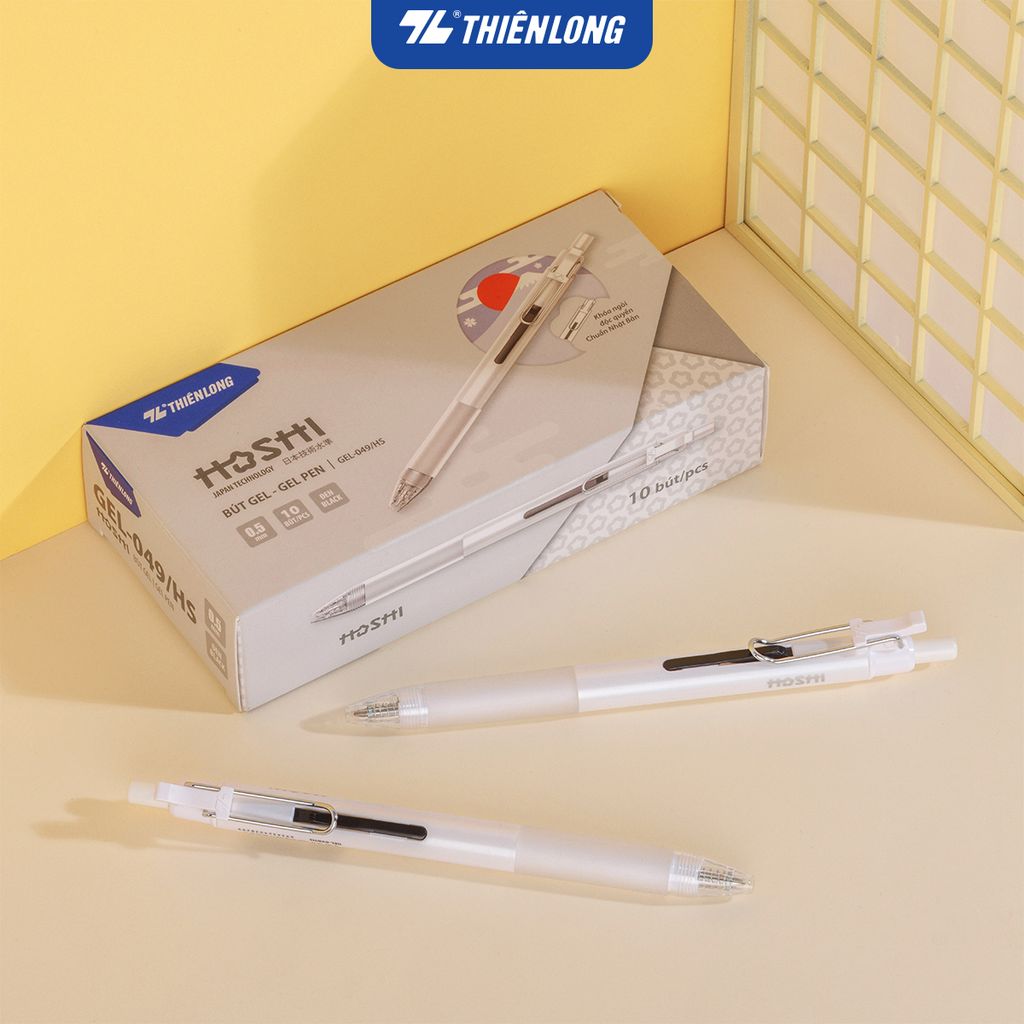 Bút gel Hoshi Thiên Long GEL-049/HS - Công nghệ Nhật Bản