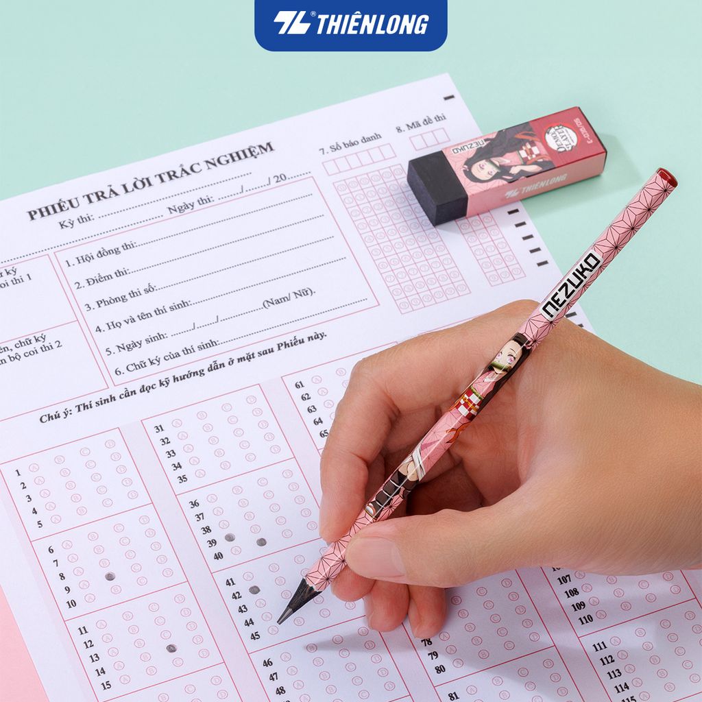 Bút chì gỗ đen nhân vật Demon Slayer Thiên Long GP-030/DS - Mẫu ngẫu nhiên