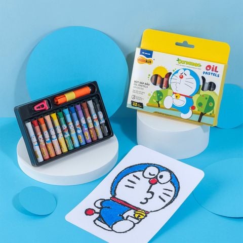 Sáp dầu 12 màu Colokit Doraemon OP-C07/DO