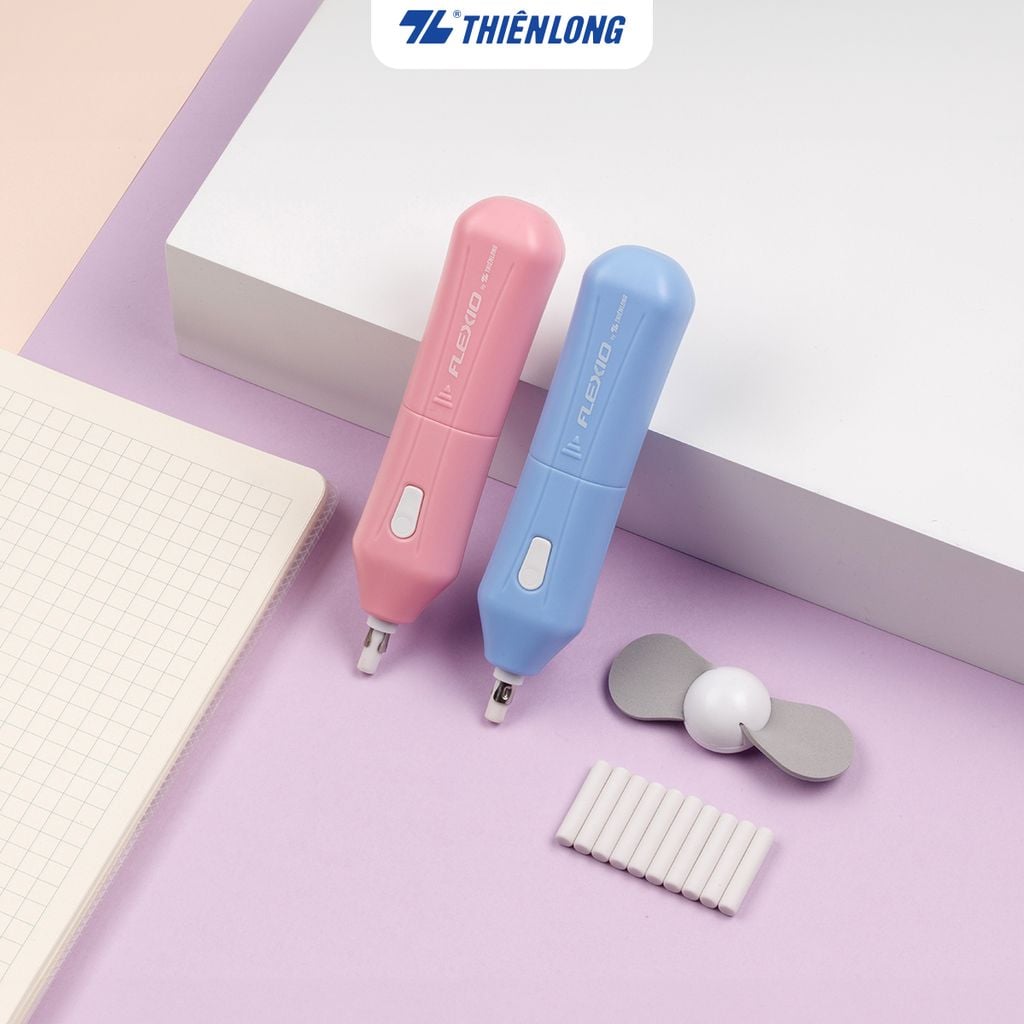 Gôm điện tự động Thiên Long Flexio EE-001 - Không bao gồm pin