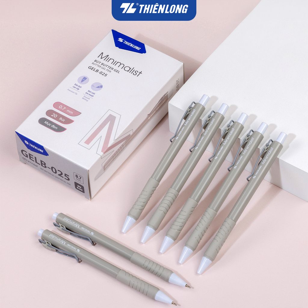 Bút gel B - Minimalist Butter Gel Thiên Long GELB-025