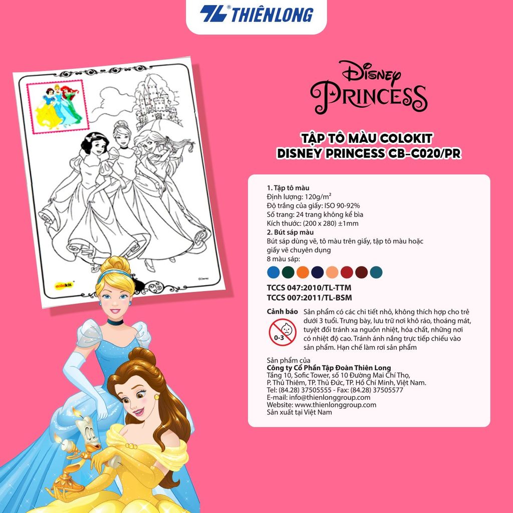 Tập tô màu Colokit Disney Mickey CB-C019/MI