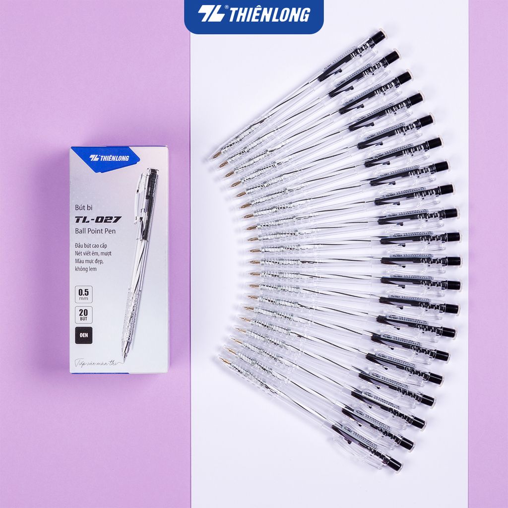 Hộp 20 Bút Bi Thiên Long TL-027