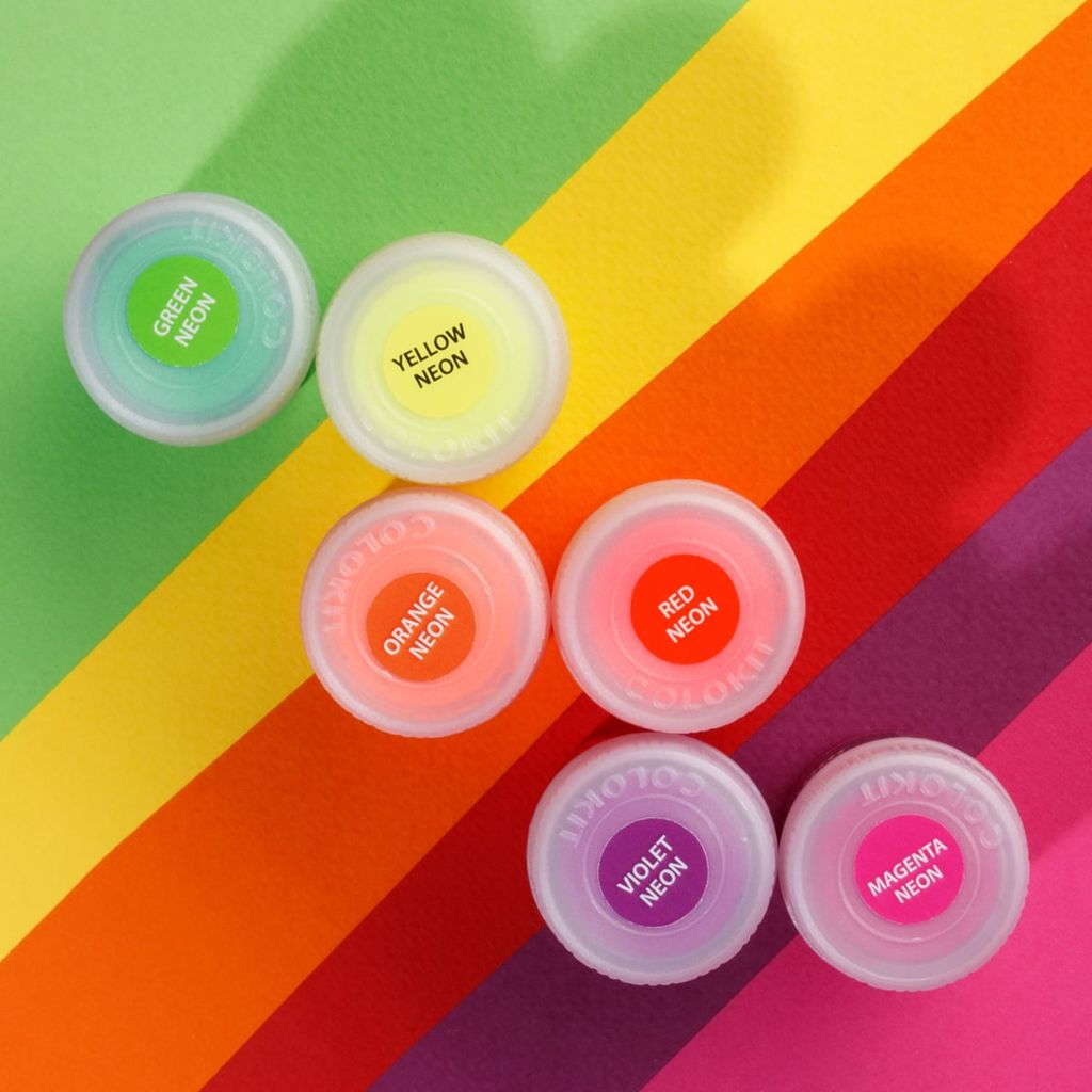 Bộ 6 màu nước Neon Colokit WACO-C011