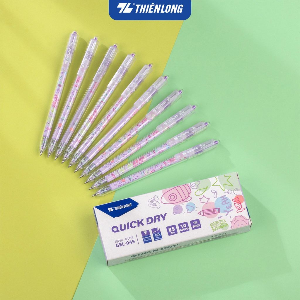 Combo 20 Bút gel Quick Dry Thiên Long GEL-045