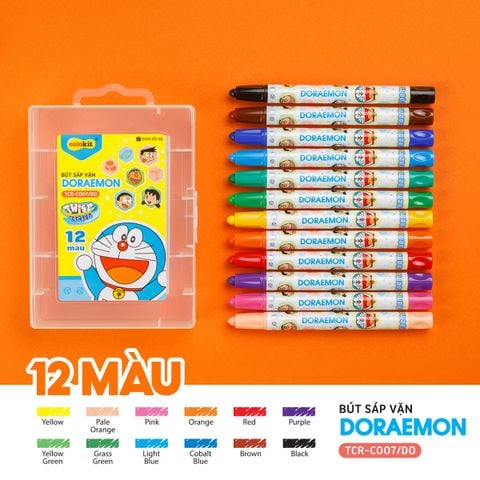 Bút sáp vặn 12 màu Thiên Long Colokit TCR-C007/DO