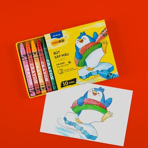 Sáp 10 màu Colokit CR-C015