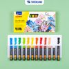 Bút sáp dầu 12/24 màu - Soft Oil Pastels Thiên Long Colokit - Màu sắc tươi sáng Sáp mềm đắp nổi