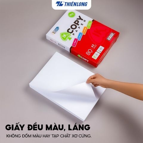 Combo 5 Ream giấy A3 80 gsm IK Copy (500 tờ) - Hàng nhập khẩu Indonesia