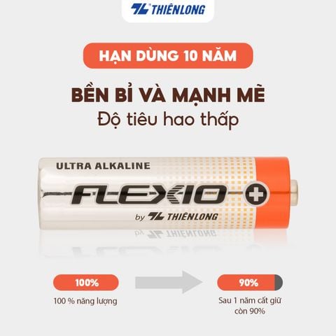 Pin Alkaline AA Thiên Long Flexio