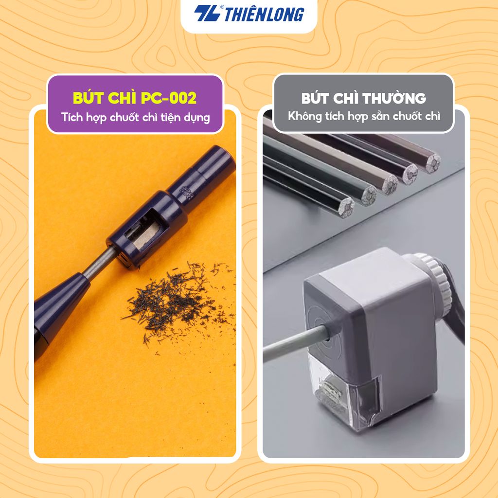 Combo 20 Bút chì bấm Neon Thiên Long Colokit PC-C002