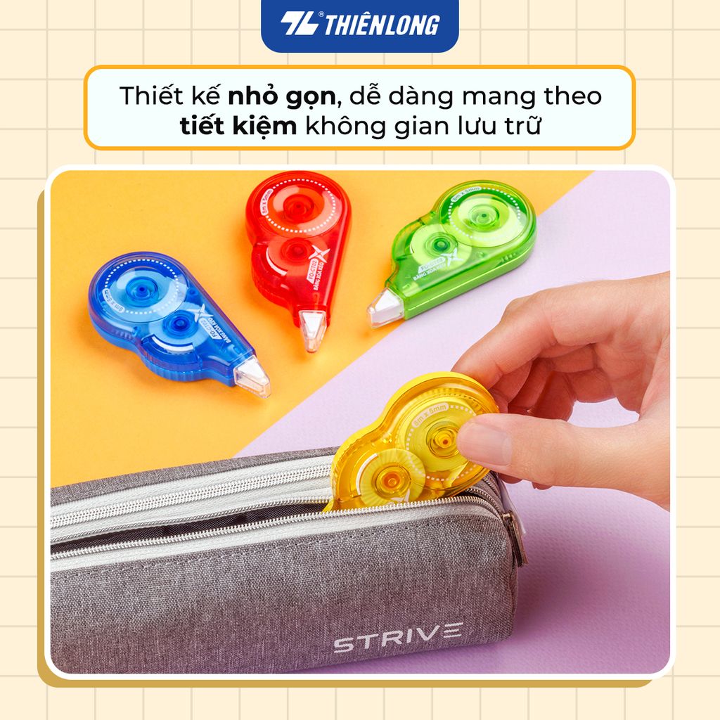 Bút xóa kéo FlexOffice FO-CT02 (Màu ngẫu nhiên)