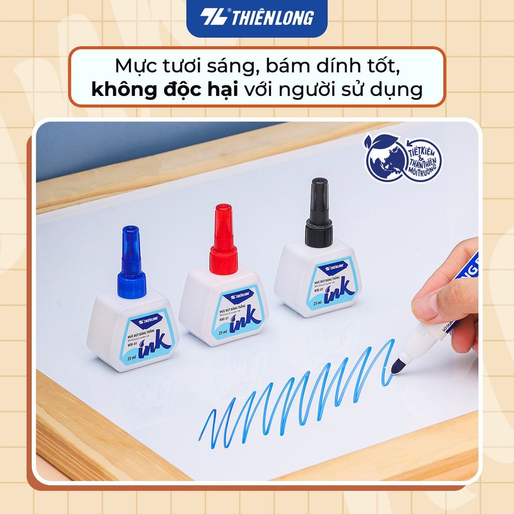 Mực bút lông bảng Thiên Long WBI-01