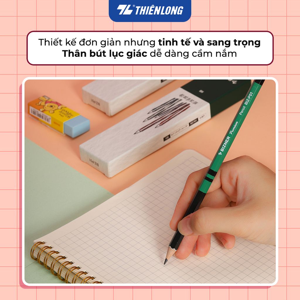 Bút chì gỗ cao cấp Bizner BIZ-P01