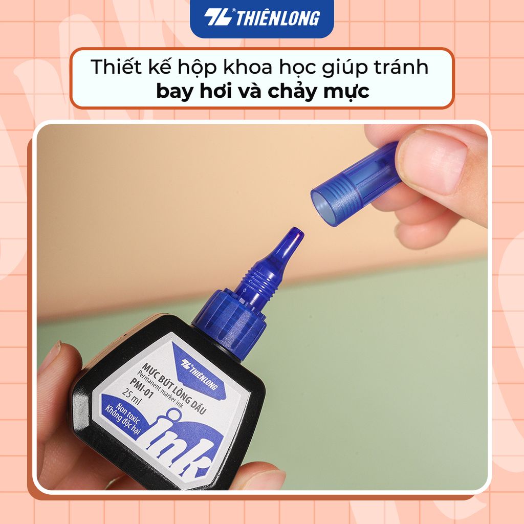 Mực bút lông dầu Thiên Long PMI-01