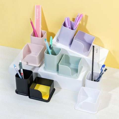 Ống cắm bút - Khay giấy notes Thiên Long PS-003 - Đa dụng tiện lợi Màu sắc trẻ trung