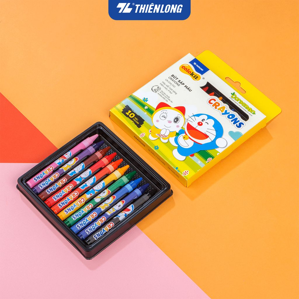 Sáp 24 màu Colokit Doraemon CR-C06/DO