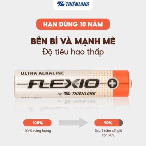 Pin Alkaline AAA Thiên Long Flexio