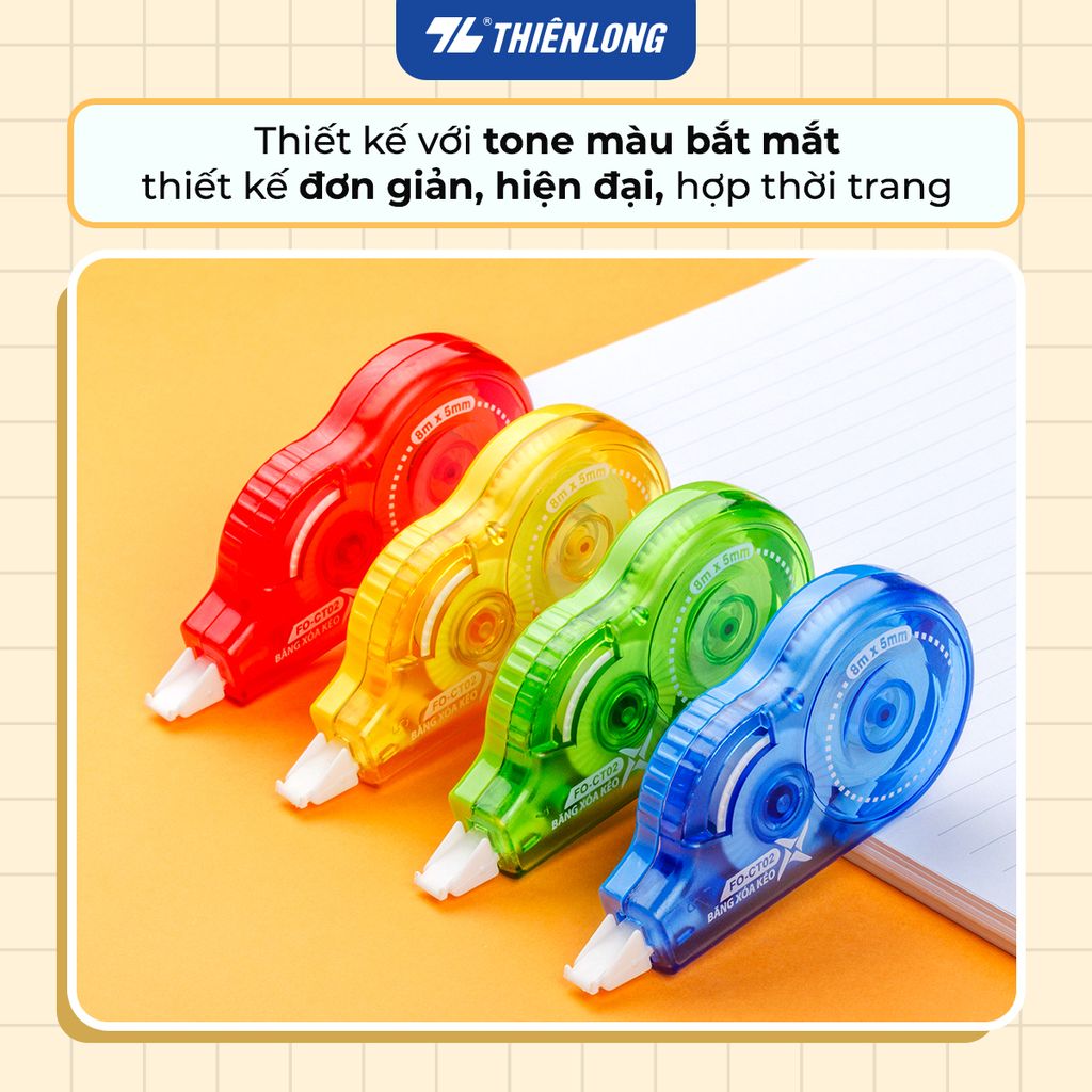 Bút xóa kéo FlexOffice FO-CT02 (Màu ngẫu nhiên)