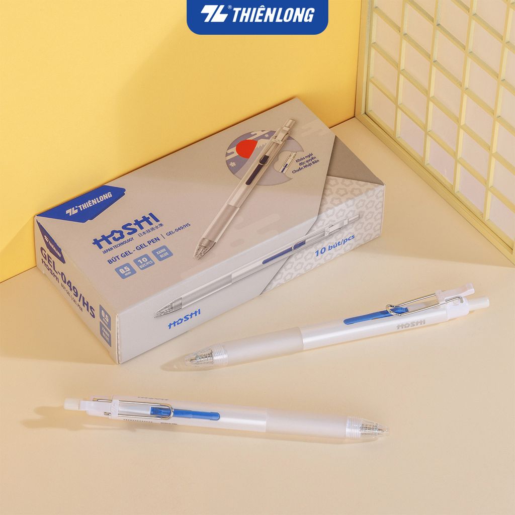 Bút gel Hoshi Thiên Long GEL-049/HS - Công nghệ Nhật Bản