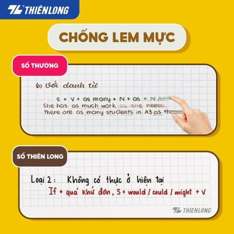 Sổ lò xo đường kẻ caro B5 Thiên Long MB-016- Màu ngẫu nhiên