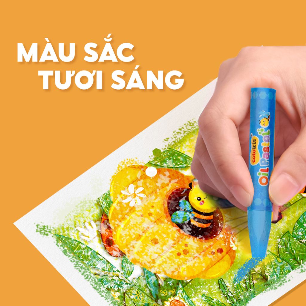 Hộp sáp dầu Oil Pastel Thiên Long Colokit - Tiêu chuẩn châu Âu